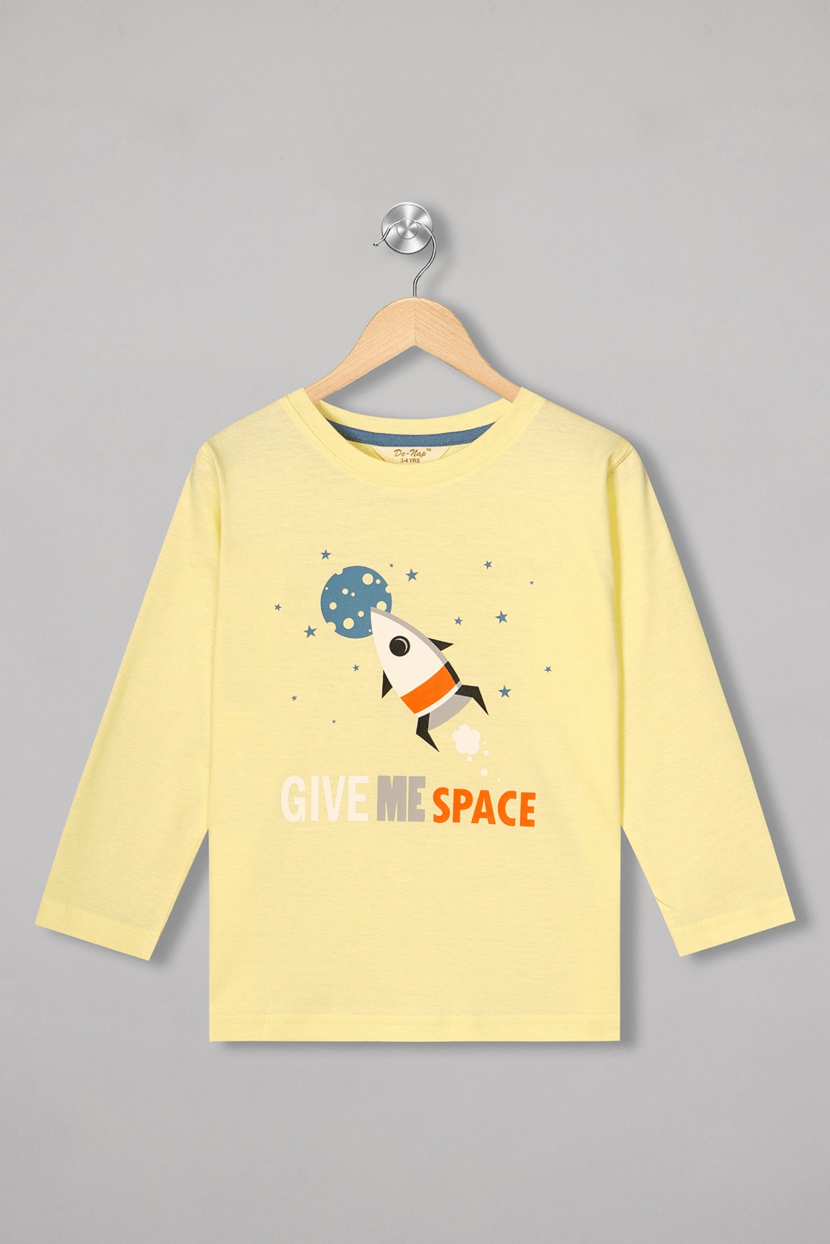 Give Me Space Full Sleeves Pyjama Set - De - Nap.in - Nightwear