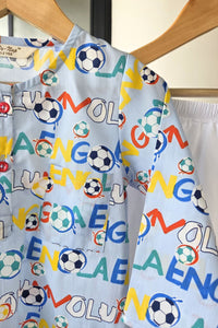Goal Getter Kurta Pyjama Set Girls / Boys - De - Nap.in - Nightwear