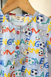 Goal Getter Kurta Pyjama Set Girls / Boys - De - Nap.in - Nightwear