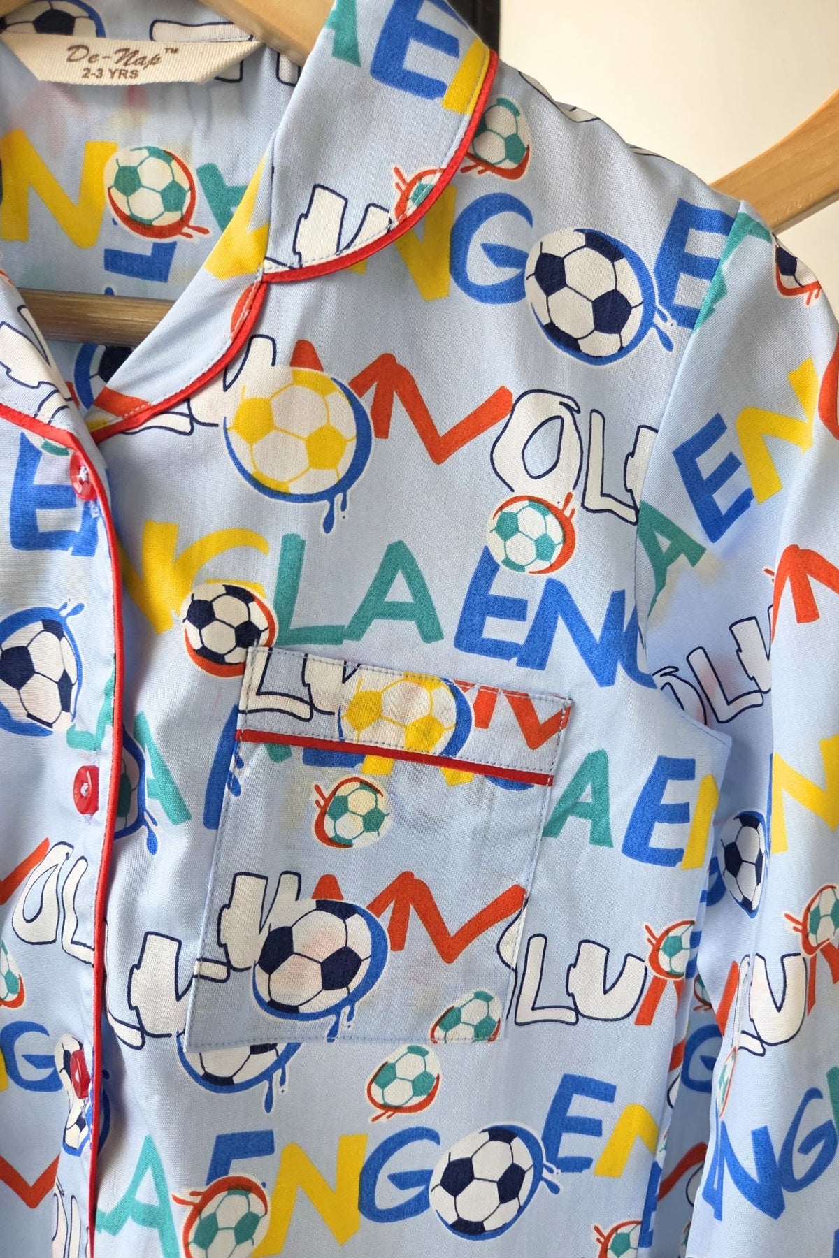 Goal Getter - Pyjama Set Girls / Boys - De - Nap.in - Nightwear