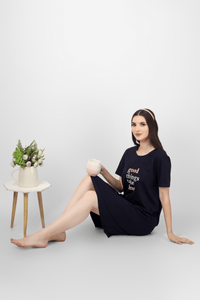 Good Things Take Time Short Nighty - De - Nap.in - Nightwear