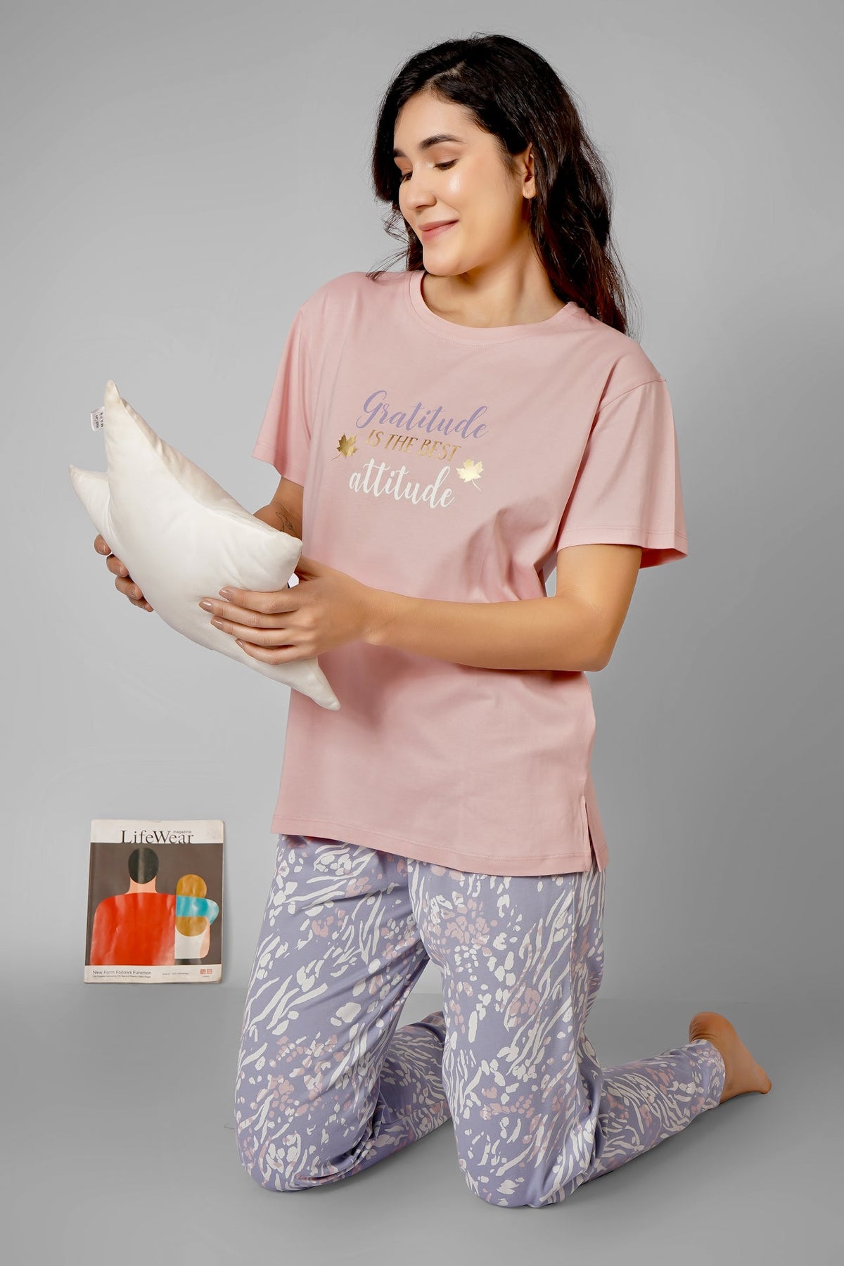 Gratitude In Bloom Pyjama Set - De - Nap.in - Nightwear