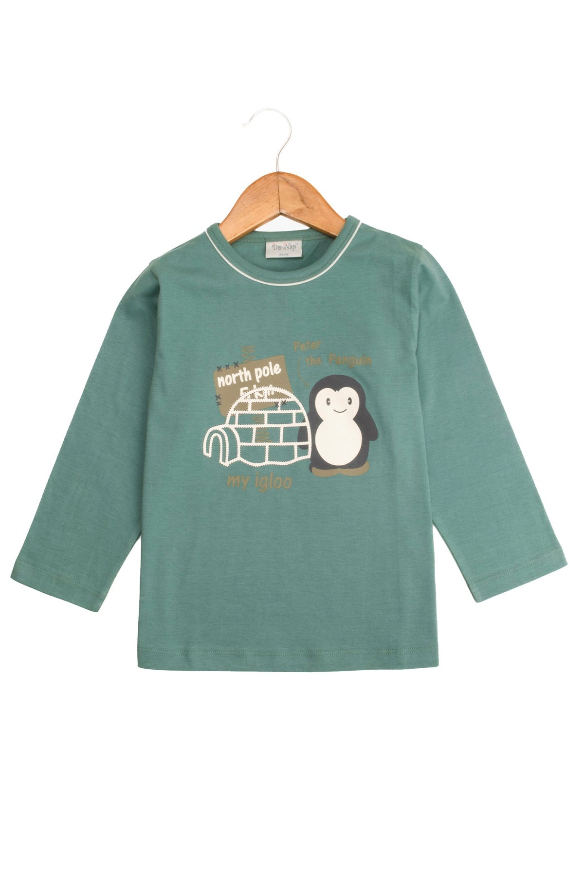 Green Peter The Penguin Pyjama Set - De - Nap.in - Nightwear