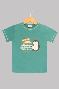 Green Peter The Penguin Pyjama Set - De - Nap.in - Nightwear