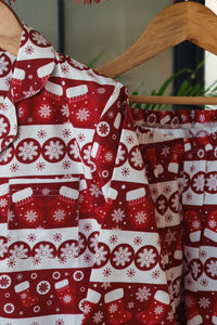 Holiday Cheer Pyjama Set (Girl) - De - Nap.in - Nightwear