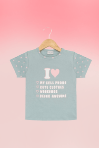 I Love Cell Phone Pyjama Set - De - Nap.in - Nightwear