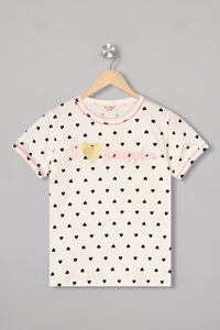 I Love Snuggles Short Sleeves Pyjama Set - De - Nap.in - Nightwear