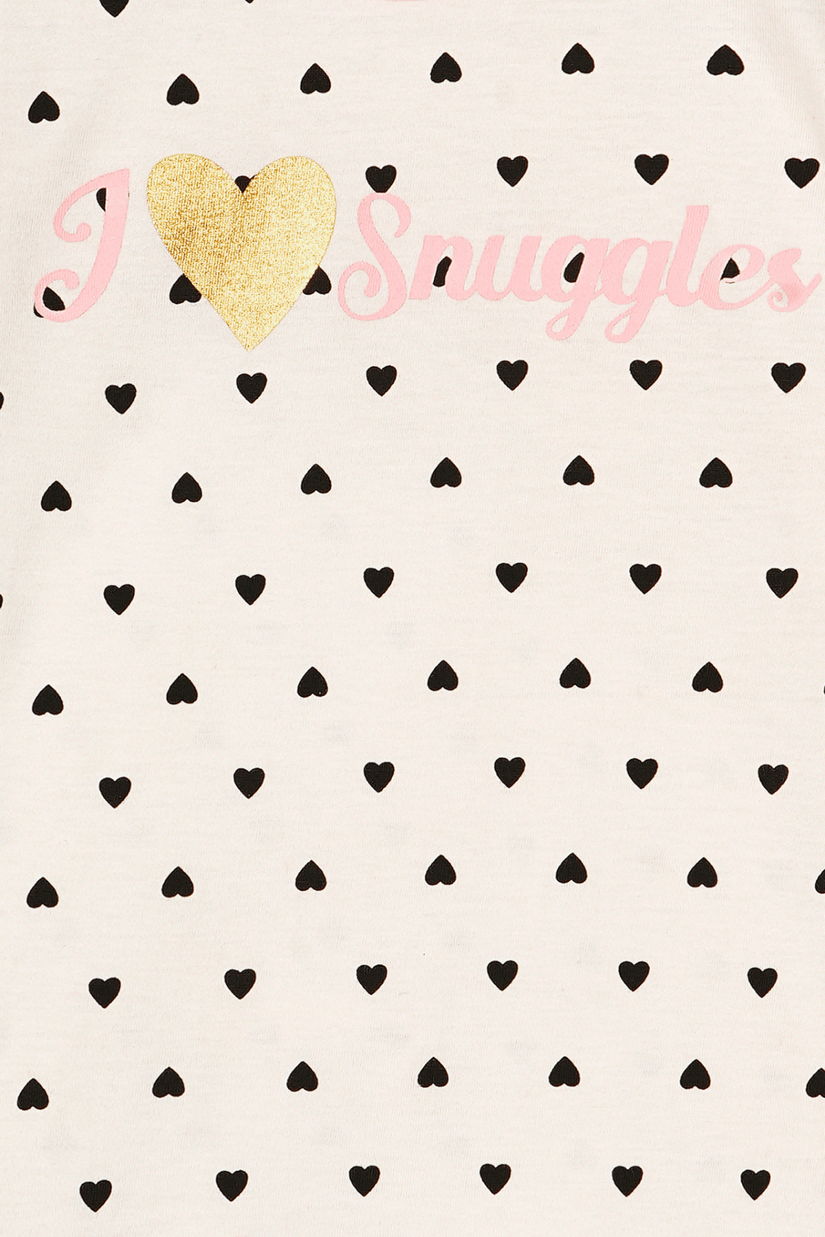 I Love Snuggles Short Sleeves Pyjama Set - De - Nap.in - Nightwear