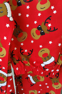 Jolly Reindeer Luxe Pyjama Set Women - De - Nap.in - Nightwear