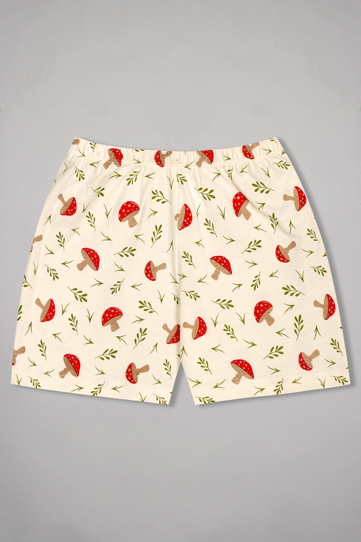 Let's Grow Together Green Shorts Set - De - Nap.in - Nightwear
