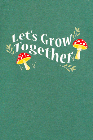 Let's Grow Together Green Shorts Set - De - Nap.in - Nightwear