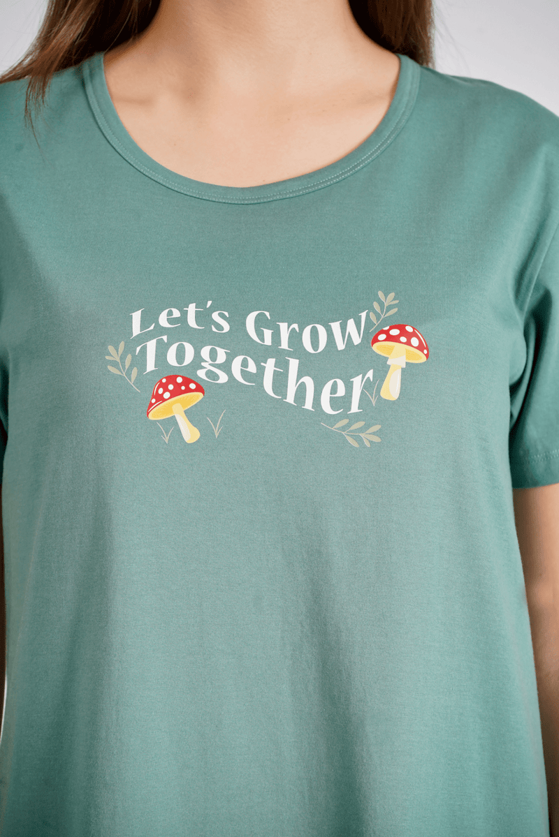 Let's Grow Together Short Nighty - De - Nap.in - Nightwear