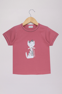 Lil Meow Naps Pyjama Set For Girls - De - Nap.in - Nightwear