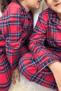 Luxe Checks Pyjama Set (Boy) - De - Nap.in - Nightwear