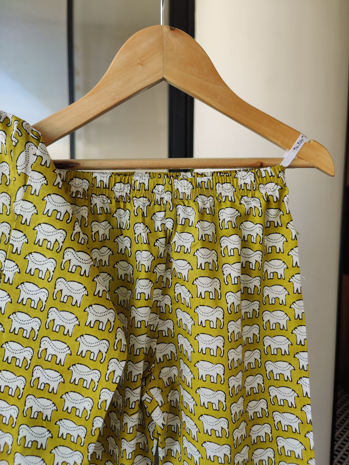 Majestic Elephant Mul Kurta Pyjama Set Girls / Boys - De - Nap.in - Nightwear