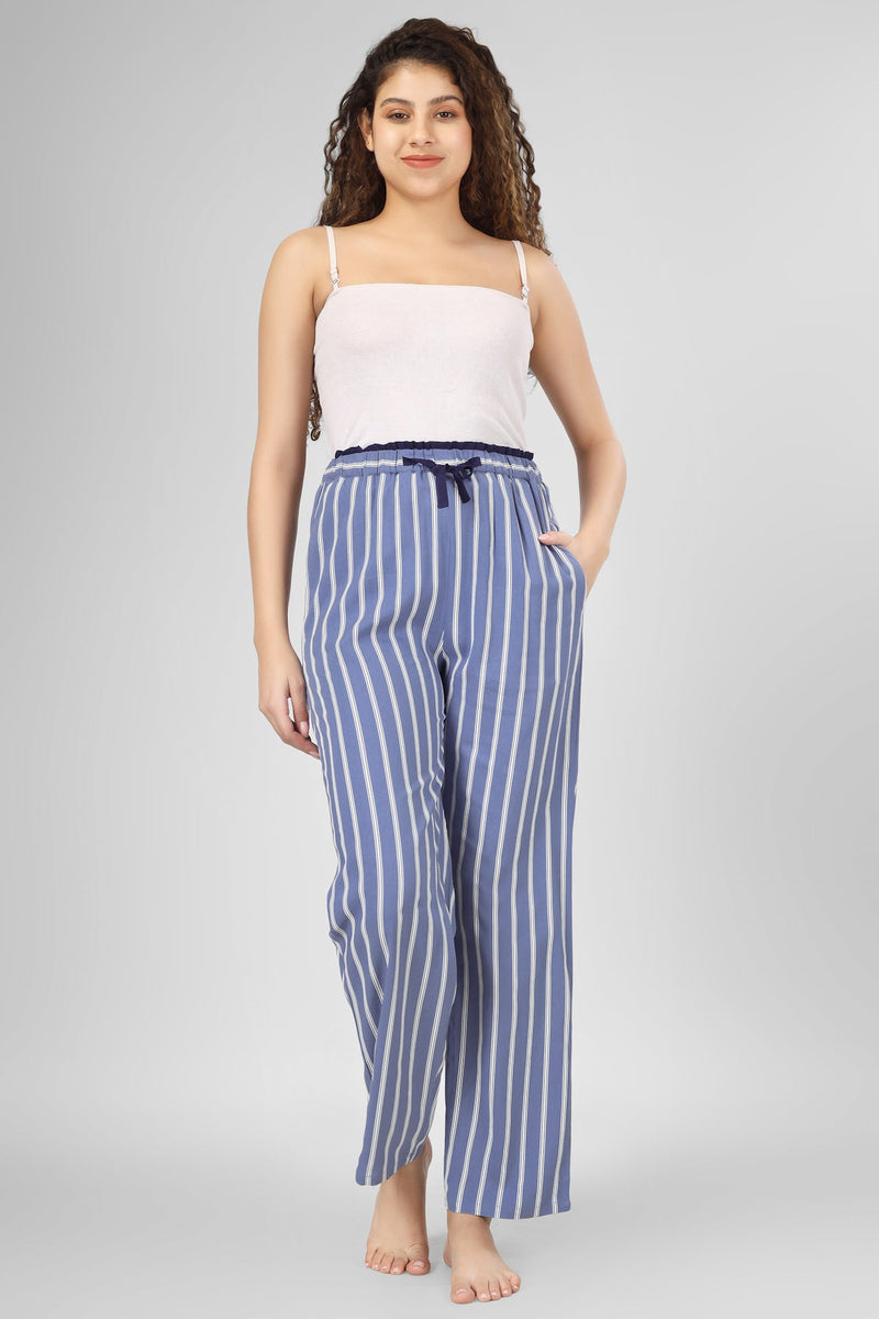 Midnight Mist Viscose Bottoms - De - Nap.in - Nightwear