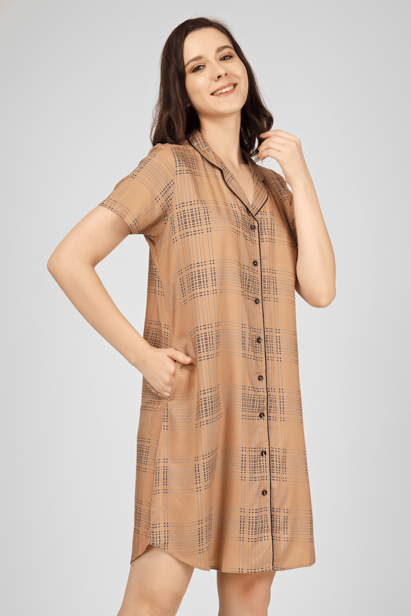 Mocha Dreams Nightdress - De - Nap.in - Nightwear