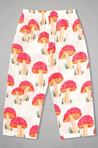 Mushroom Marvel Kurta Pyjama Set - De - Nap.in - Nightwear