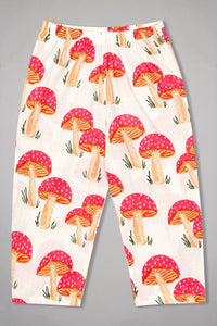 Mushroom Marvel Kurta Pyjama Set - De - Nap.in - Nightwear