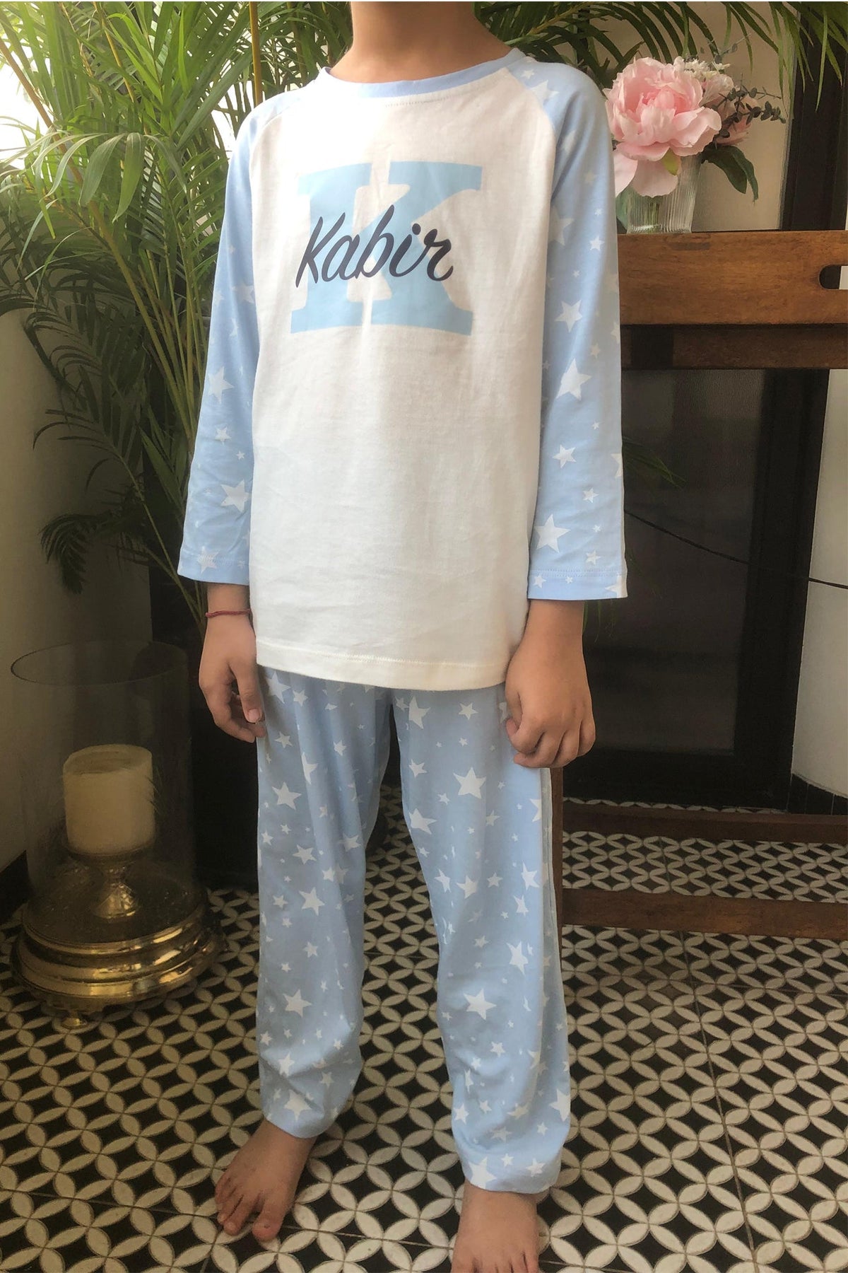 My Star Pyjama Set Blue - De - Nap.in - Nightwear