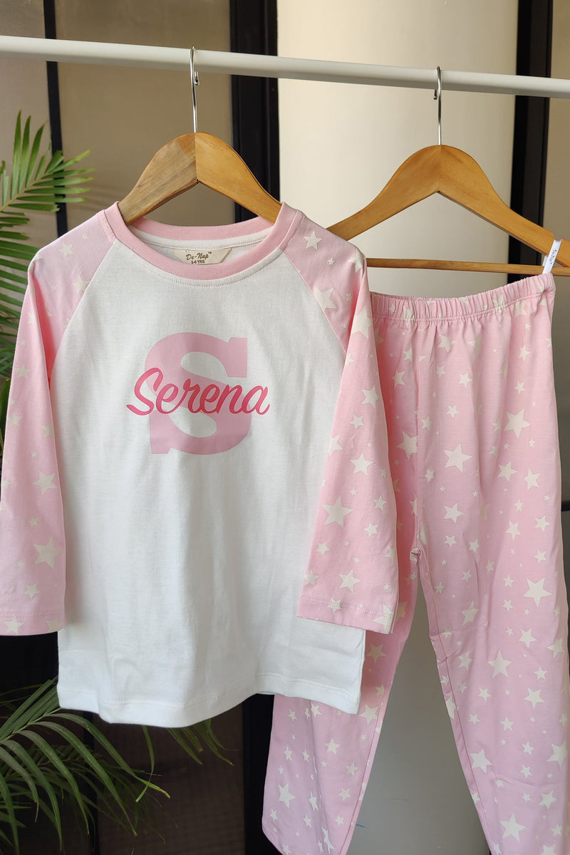My Star Pyjama Set Pink - De - Nap.in - Nightwear
