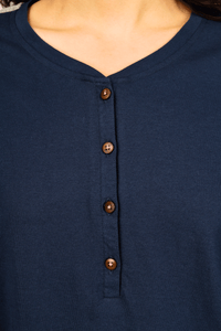 Navy Nauveou Lounge Set - De - Nap.in - Nightwear