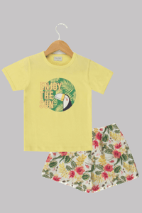 Neon Enjoy The Sun Shorts Set - De - Nap.in - Nightwear