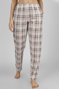 Plaid & Pleats Short Sleeves Pyjama Set - De - Nap.in - Nightwear