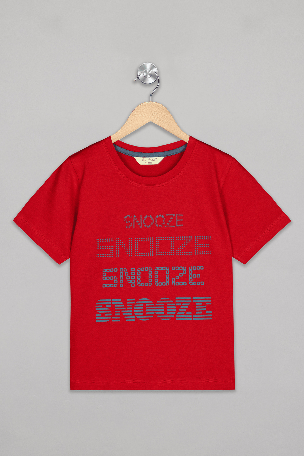 Red Snooze Shorts Set - De - Nap.in - Nightwear