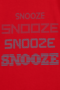 Red Snooze Shorts Set - De - Nap.in - Nightwear