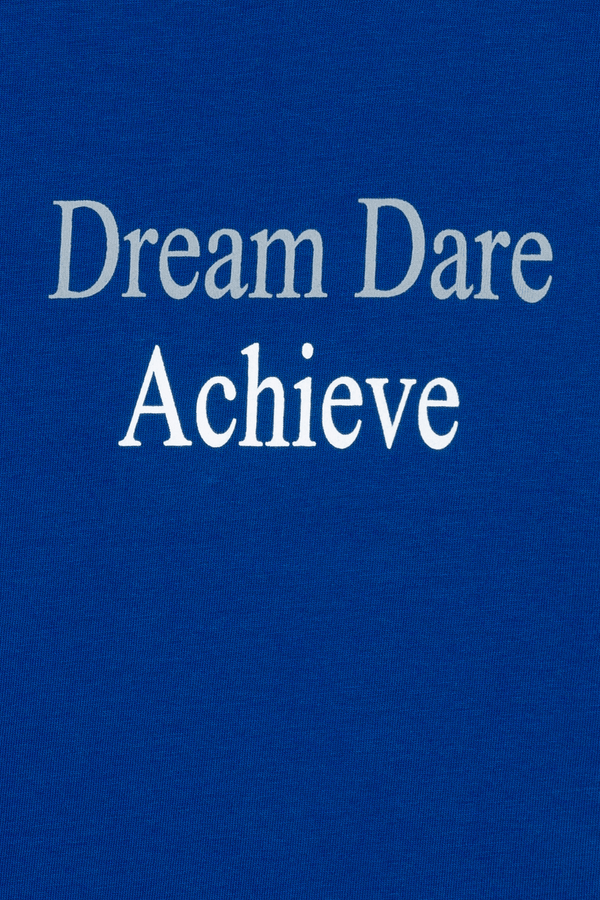 Royal Blue Dream Dare Achieve Shorts Set - De - Nap.in - Nightwear
