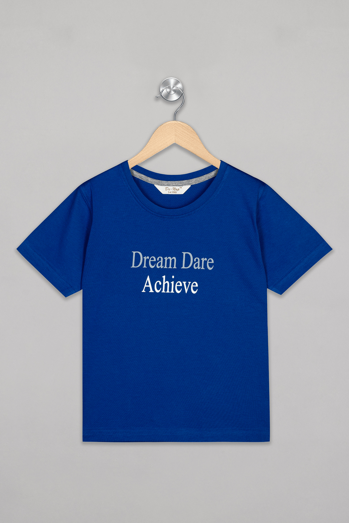Royal Blue Dream Dare Achieve Shorts Set - De - Nap.in - Nightwear