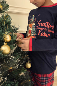 Santa's Favourite Helper Pyjama Set (Boy)