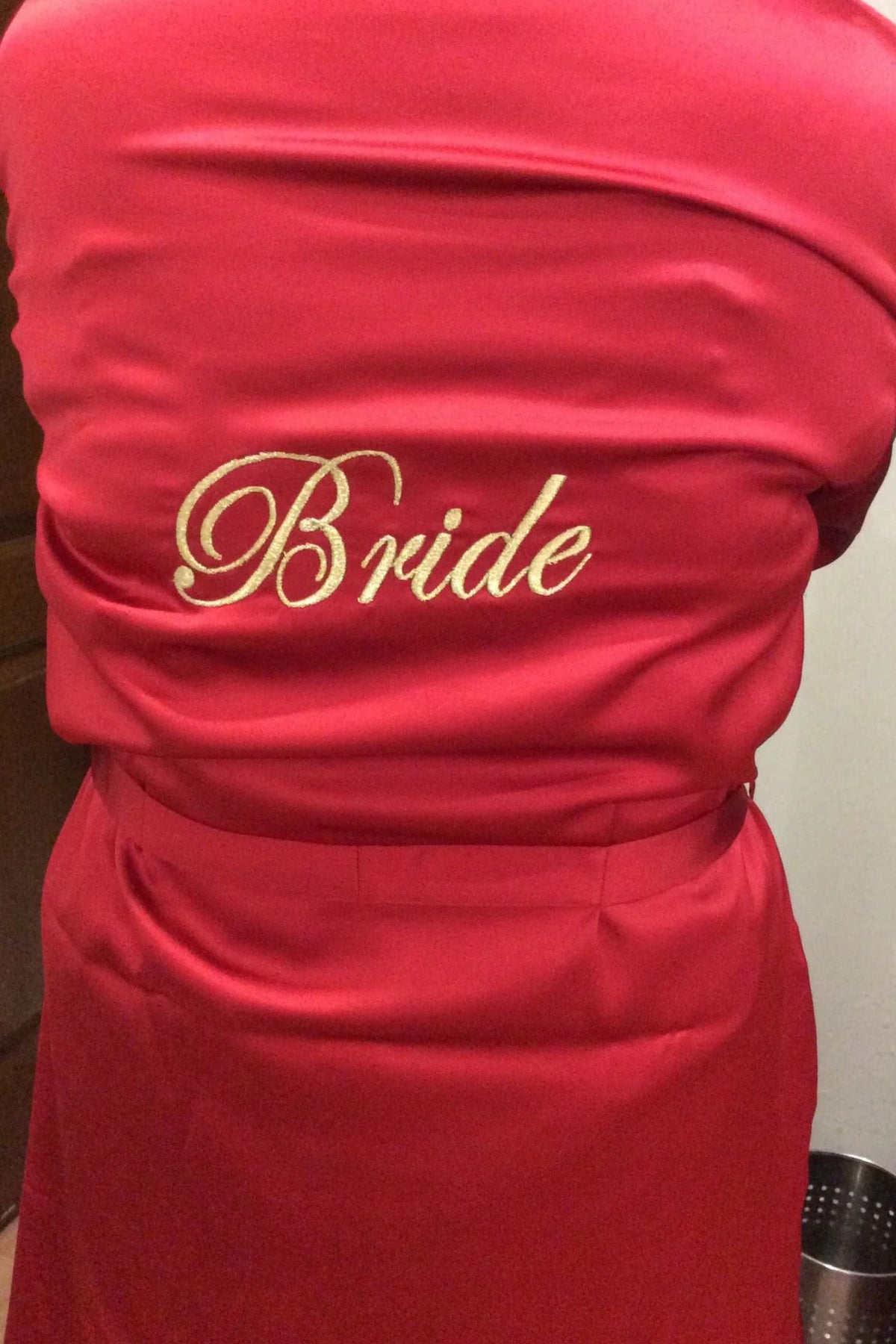 Satin Red Classic Robe