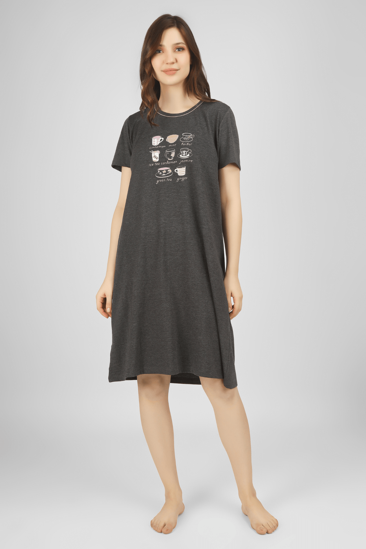 Sip & Slumber Short Nighty - De - Nap.in - Nightwear