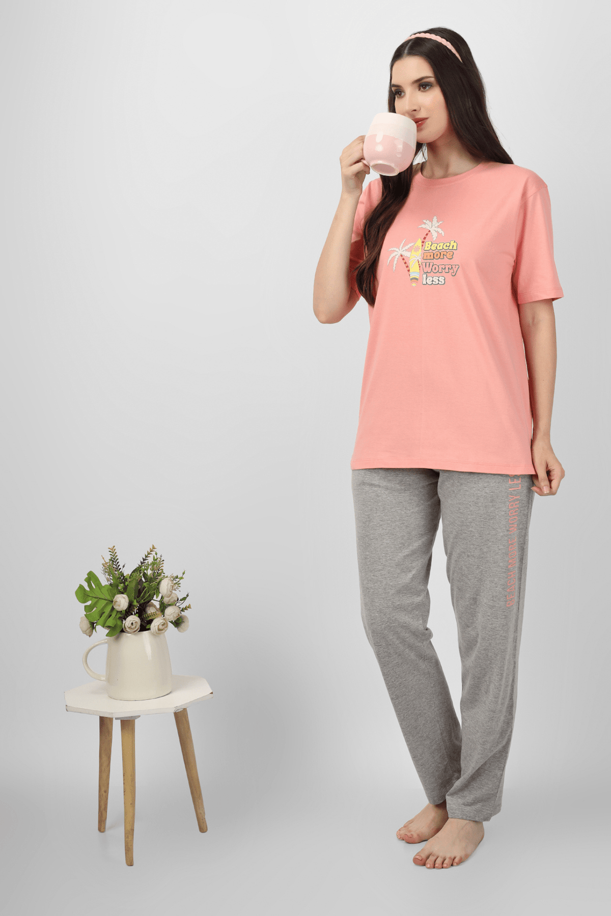 Sun - Kissed Dreams Pyjama Set - De - Nap.in - Nightwear