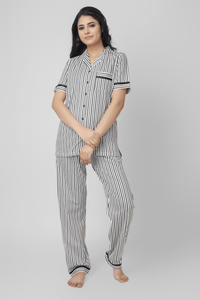 Timeless Stripe Serenade Pyjama Set - De - Nap.in - Nightwear