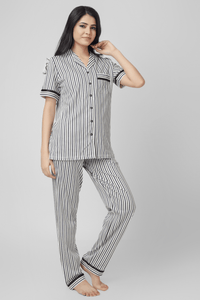 Timeless Stripe Serenade Pyjama Set - De - Nap.in - Nightwear