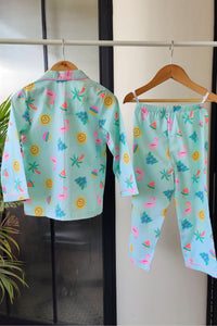 Tropical Glow Pyjama Set - De - Nap.in - Nightwear