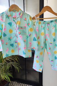 Tropical Glow Pyjama Set - De - Nap.in - Nightwear