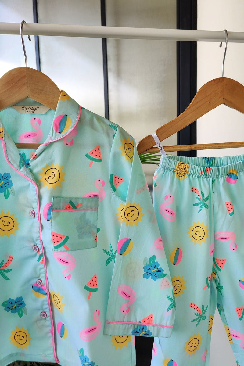 Tropical Glow Pyjama Set - De - Nap.in - Nightwear