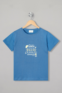 When Life Gives You Lemon Shorts Set For Girls - De - Nap.in - Nightwear