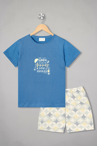 When Life Gives You Lemon Shorts Set For Girls - De - Nap.in - Nightwear