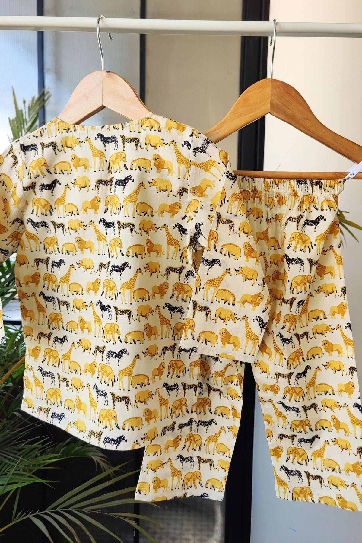 Wild Wonders Mul Kurta Pyjama Set Girls / Boys - De - Nap.in - Nightwear