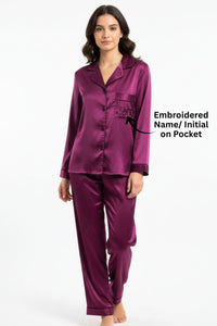 Royal Wine Pyjama Set