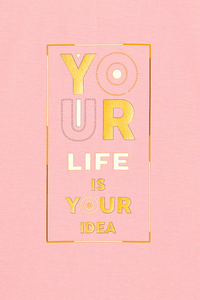 Your Life is Your Idea Short Sleeves Pyjama Set - De - Nap.in - Nightwear