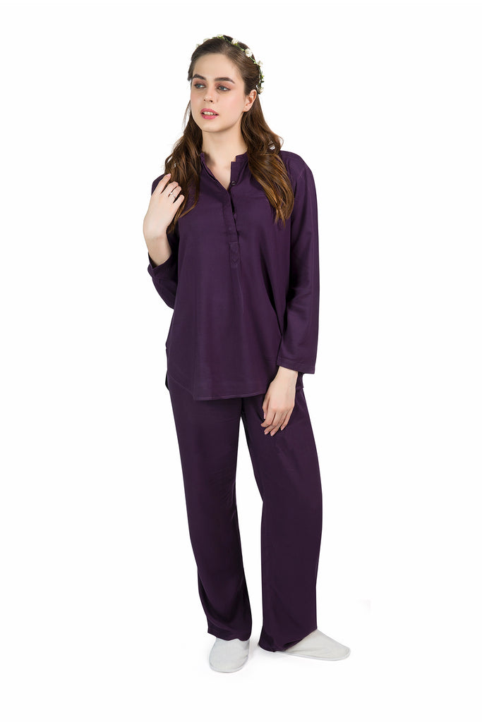 Wide leg pyjama online set