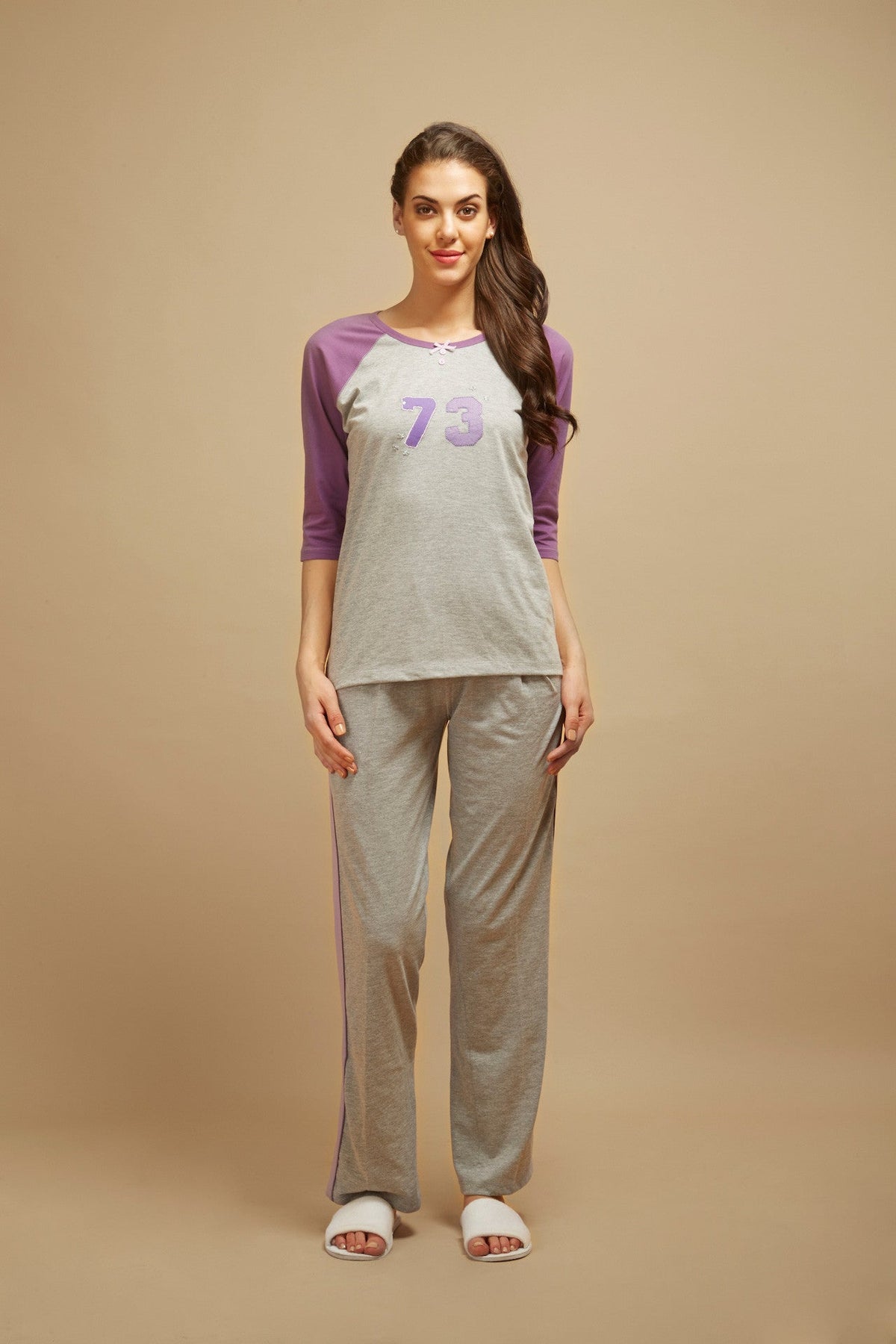 73 Appliqué Pyjama Set - De - Nap.in - Nightwear