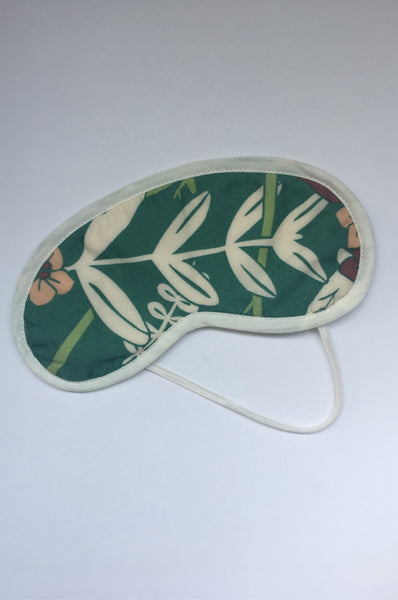 Quirky Green Parrot Eye Mask
