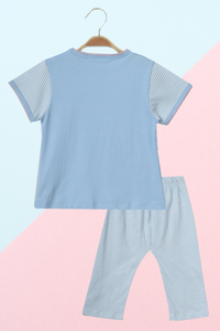Blue Stripes & Sass Pyjama Set